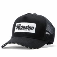 56design｜ボックス ロゴ キャップ｜帽子｜ブラック