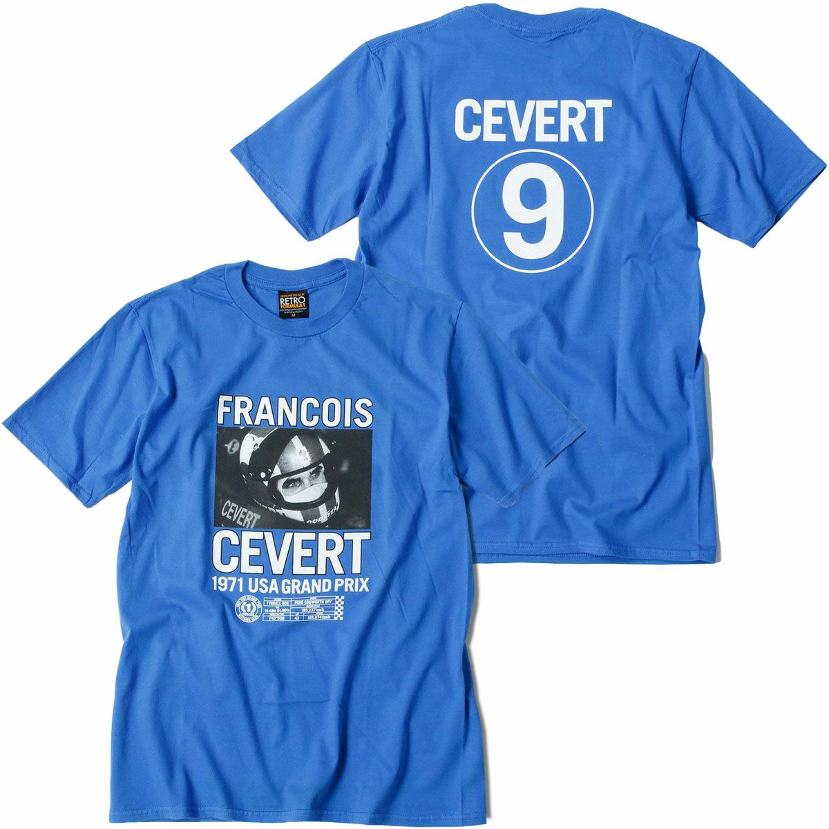 RETRO FORMULA 1｜FRANCOIS CEVERT Mens T-shirt｜Tシャツ