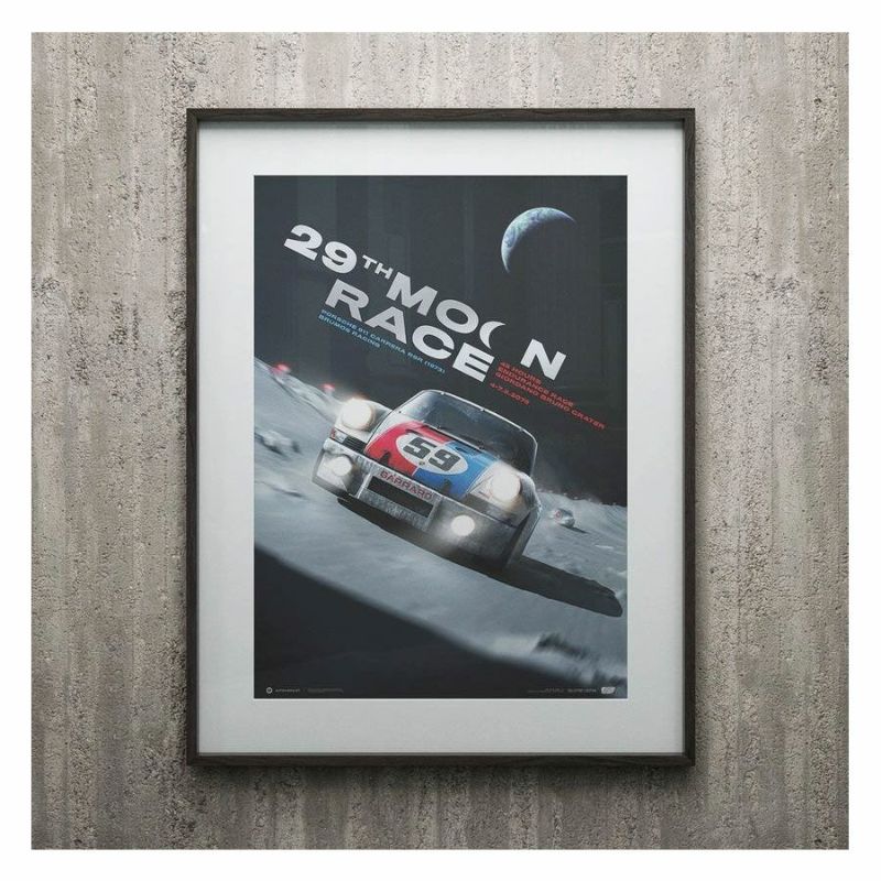 Automobilist｜Porsche 911 Carrera RSR Future 29th Moon Race 2078 コレクターズ エディション ポスター｜