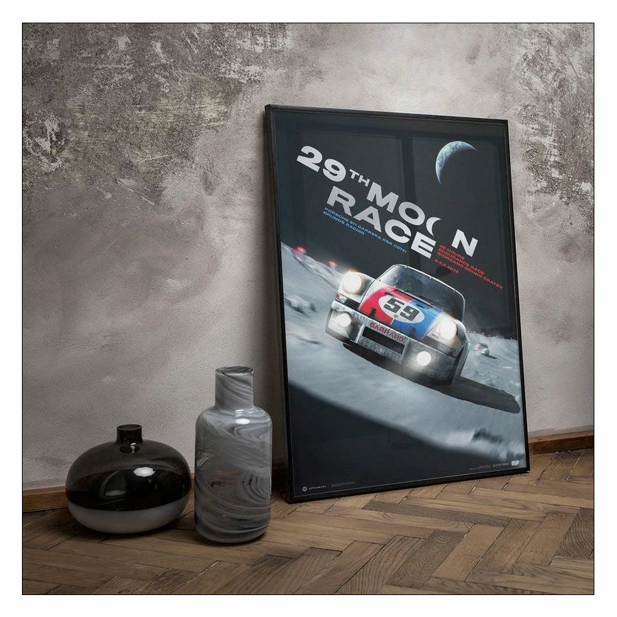 Automobilist｜Porsche 911 Carrera RSR Future 29th Moon Race 2078 コレクターズ エディション ポスター｜