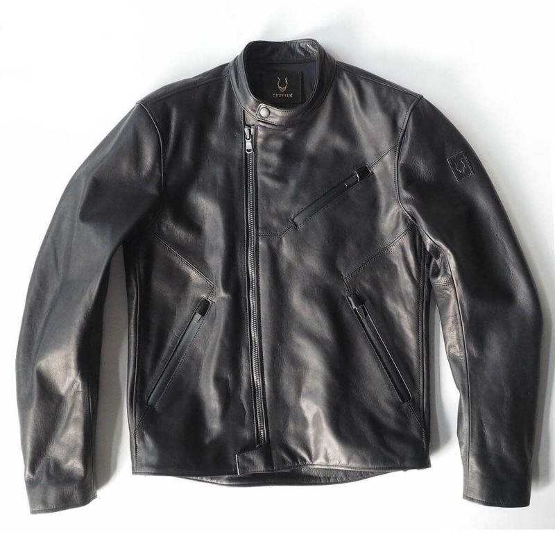 CRUFTER｜CR-MJR2 セミダブル ライダース｜レザー