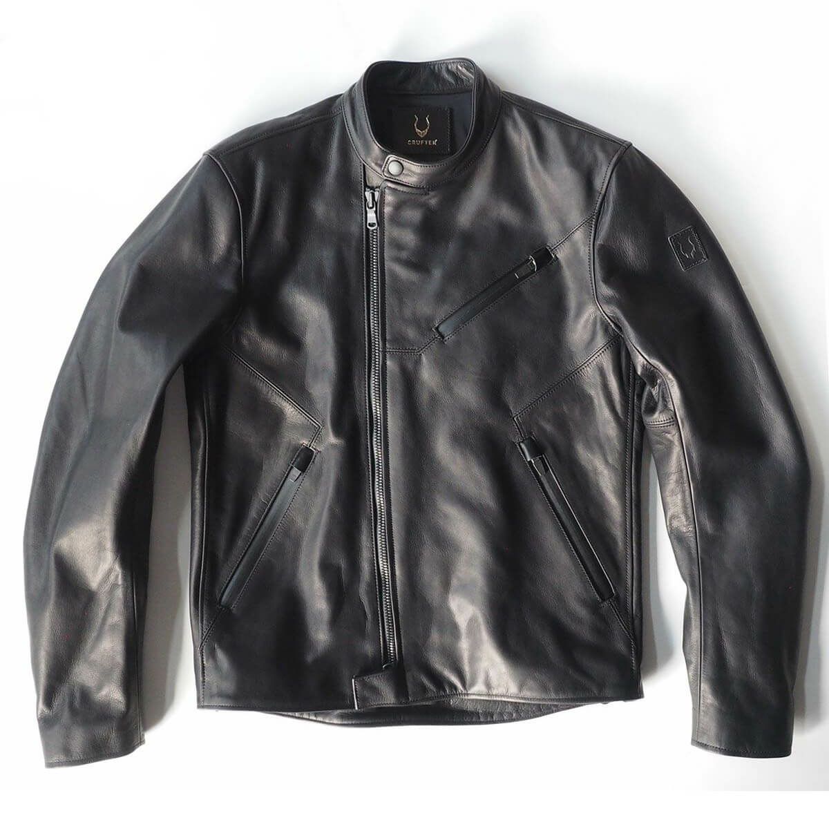 CRUFTER｜CR-MJR2 セミダブル ライダース｜レザー