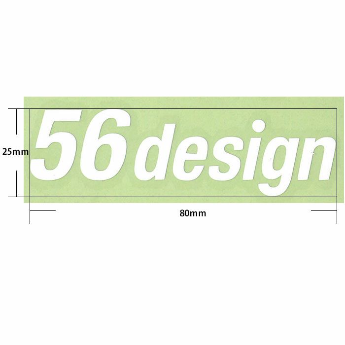56design｜ロゴステッカー（横ロゴ_80）｜ステッカー