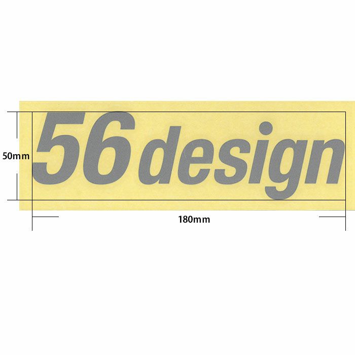 56design｜ロゴステッカー（横ロゴ_180）｜ステッカー