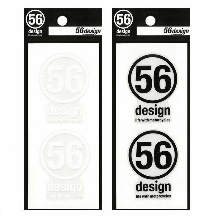 56design｜ロゴステッカー（サークル_40）｜ステッカー