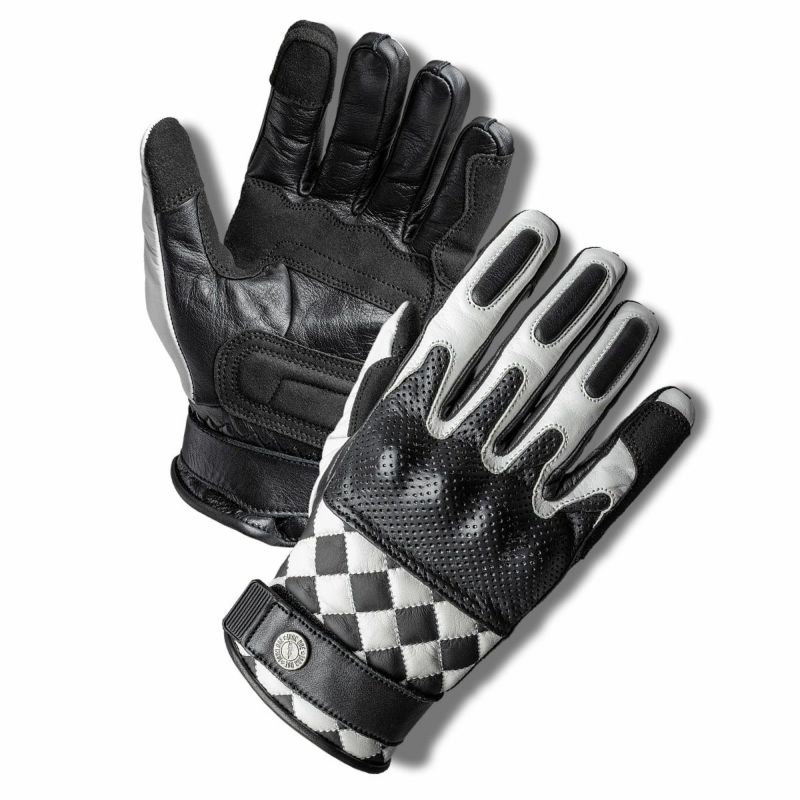 John Doe｜トラッカー XTM グローブ｜3シーズン｜レースホワイト×ブラック