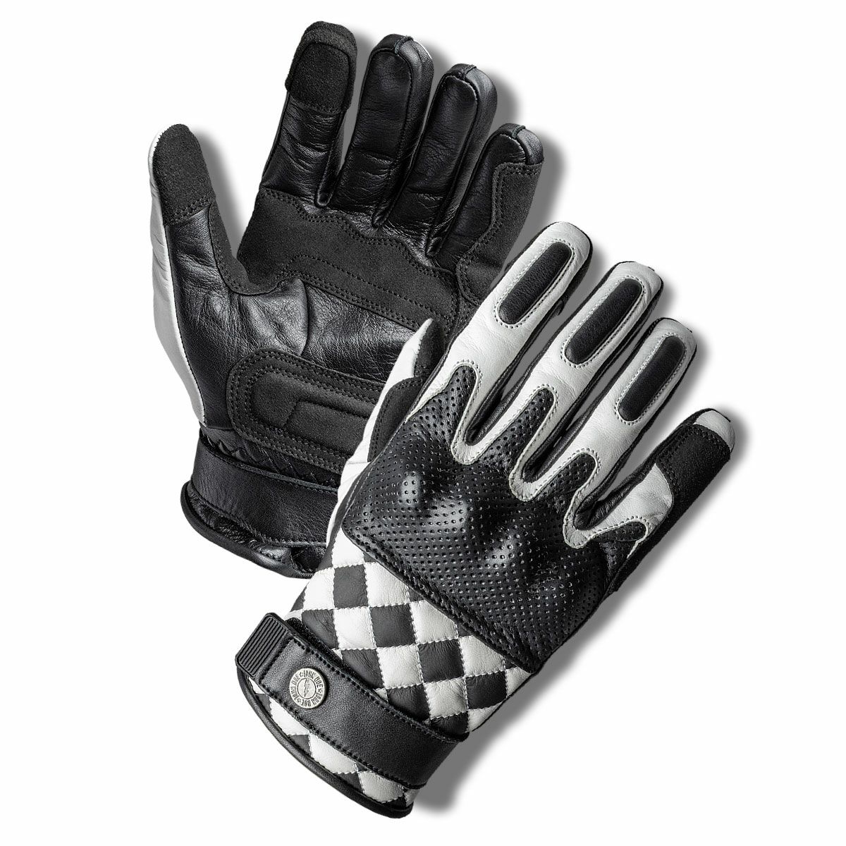 John Doe｜トラッカー XTM グローブ｜3シーズン｜レースホワイト×ブラック