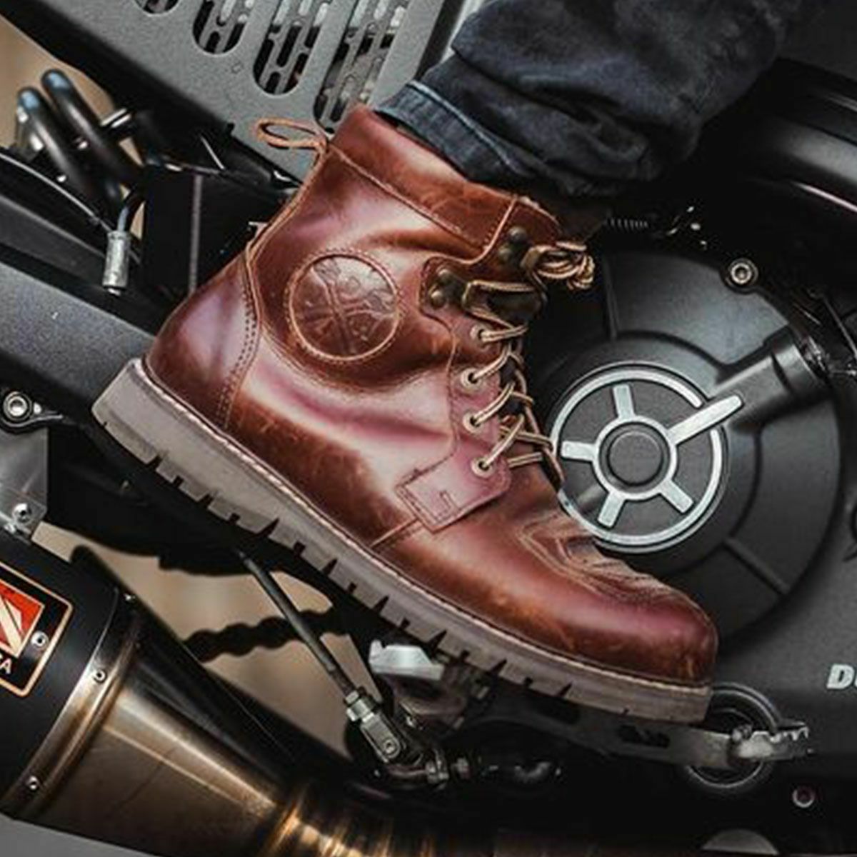 John Doe｜デイトナ XTM ブーツ｜ブーツタイプ｜ブラウン