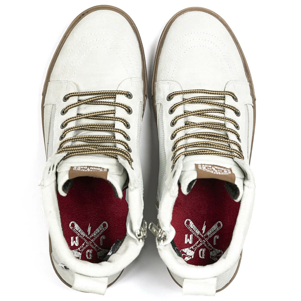 John Doe｜ネオ XTM ブーツ｜スニーカータイプ｜ホワイト×ブラウン