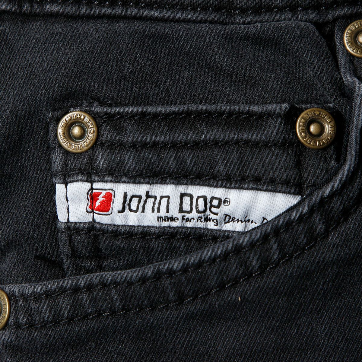 John Doe｜ベティバイカー XTM ジーンズ ウーマン｜デニム｜ブラック