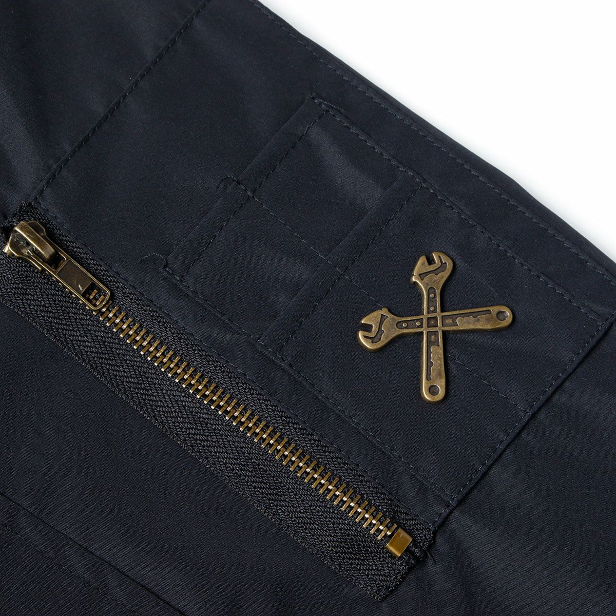 John Doe｜XTM フライトジャケット｜ファブリック｜ブラック