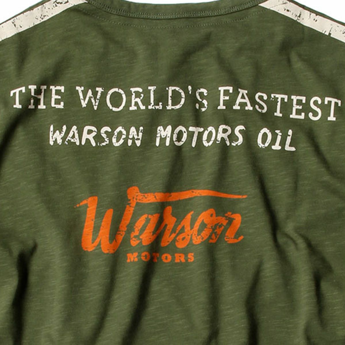 Warson Motors｜スリルズ アンド スピルズ Tシャツ｜