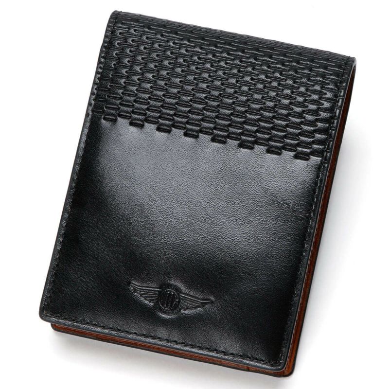 neuinteresse｜ランゲ 二つ折り財布｜ブラック