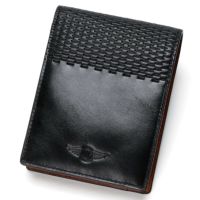 neuinteresse｜ランゲ 二つ折り財布｜ブラック