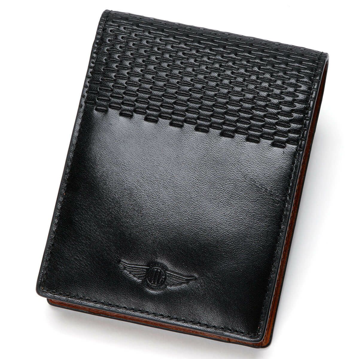 neuinteresse｜ランゲ 二つ折り財布｜ブラック