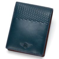 neuinteresse｜ランゲ 二つ折り財布｜ネイビー