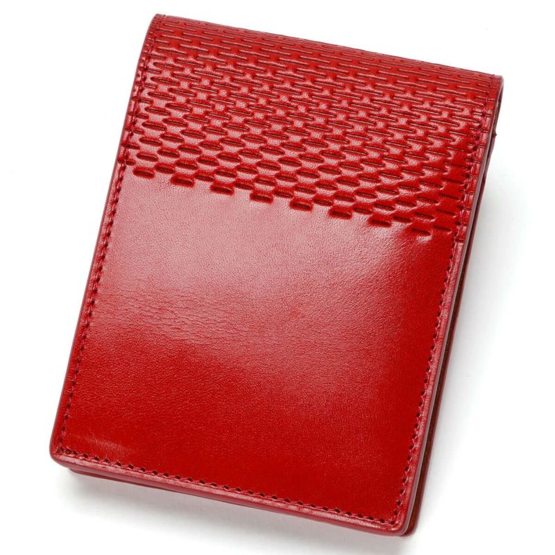 neuinteresse｜ランゲ 二つ折り財布｜レッド
