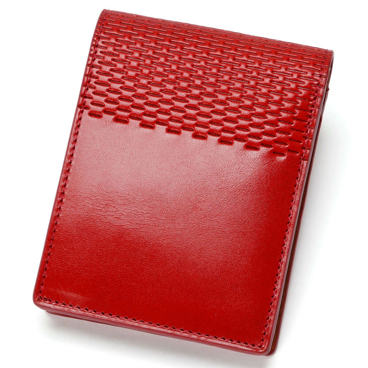neuinteresse｜ランゲ 二つ折り財布｜レッド