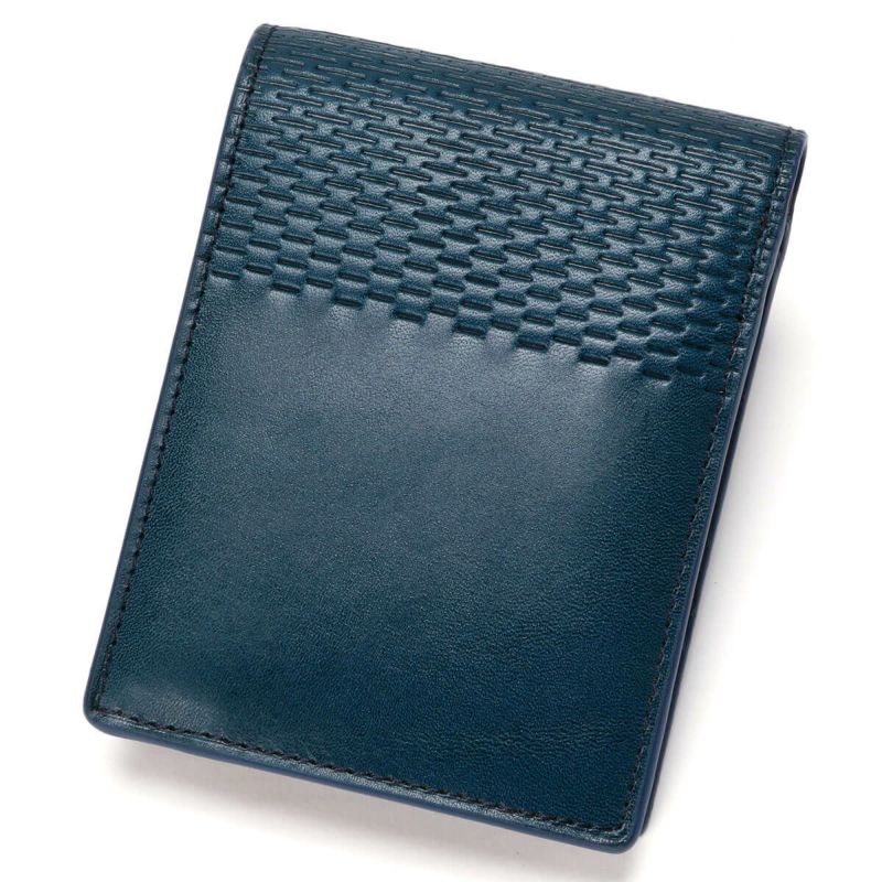 neuinteresse｜ランゲ 二つ折り財布｜ネイビー