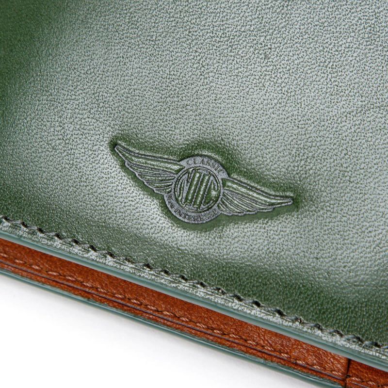 neuinteresse｜ランゲ 二つ折り財布｜グリーン