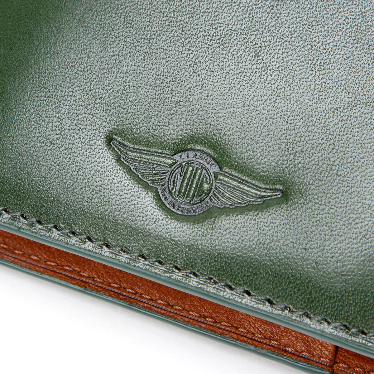 neuinteresse｜ランゲ 二つ折り財布｜グリーン