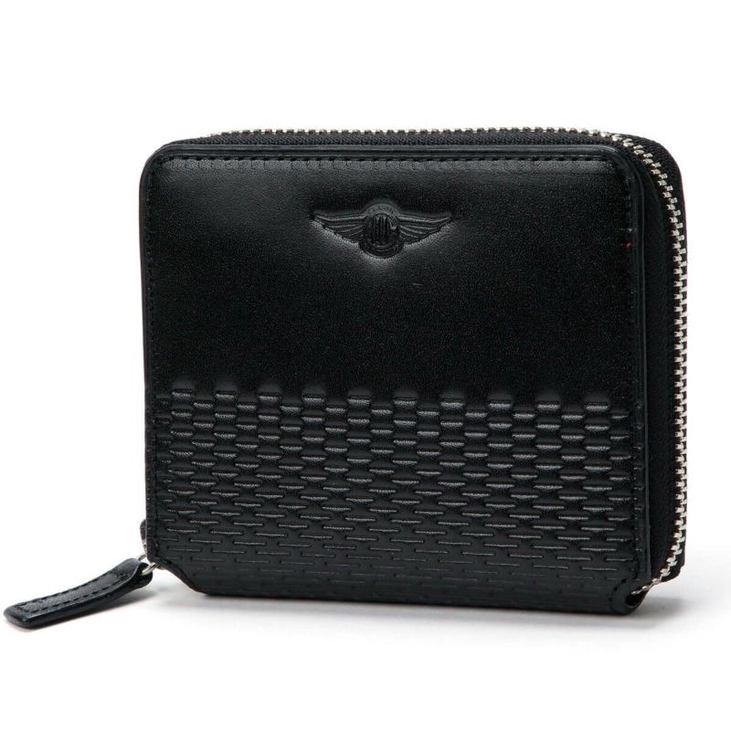 neuinteresse｜ランゲ ジップ財布｜ブラック