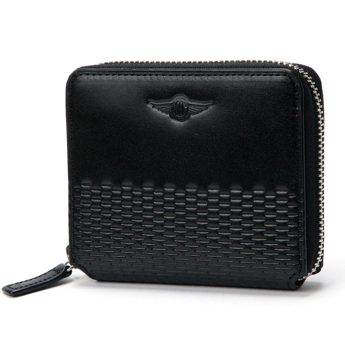 neuinteresse｜ランゲ ジップ財布｜ブラック