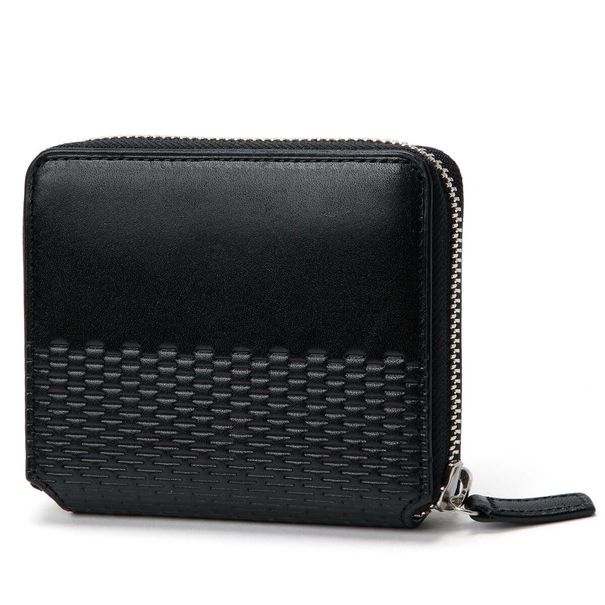 neuinteresse｜ランゲ ジップ財布｜ブラック