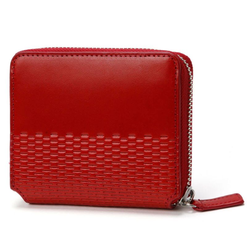 neuinteresse｜ランゲ ジップ財布｜レッド