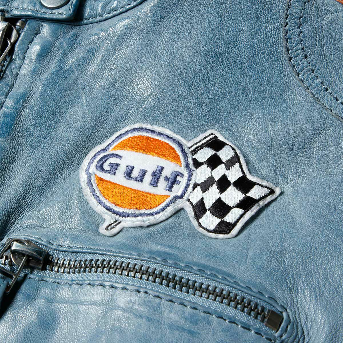 激レア Gulf Racing ガルフレーシング レザーベスト サイズLL 激レア Gulf Racing ガルフレーシング レザーベスト サイズLL