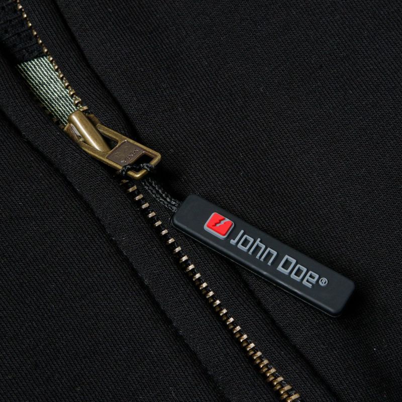 John Doe｜XTM フーディー｜ファブリック｜ブラック