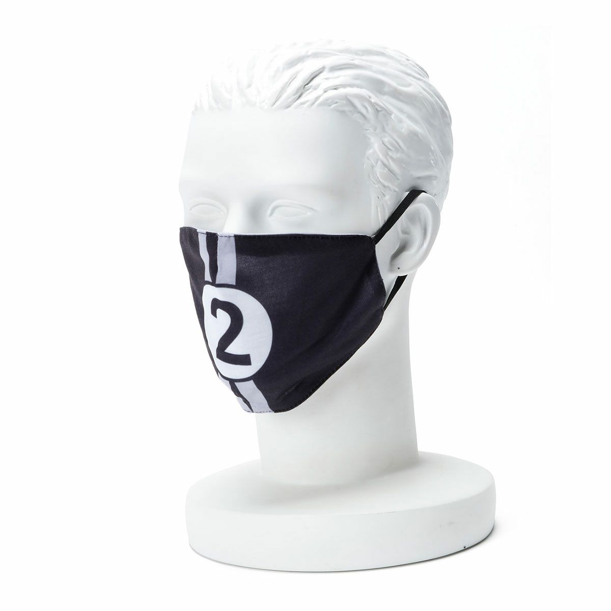 Paddock Legends｜レーシング マスク｜ブラック×ホワイト｜着用