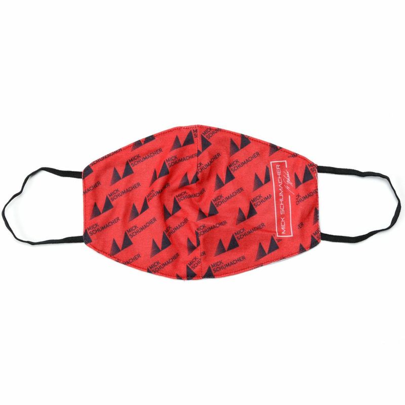 Mick Schumacher｜ミック・シューマッハ フェイスマスク｜レッド