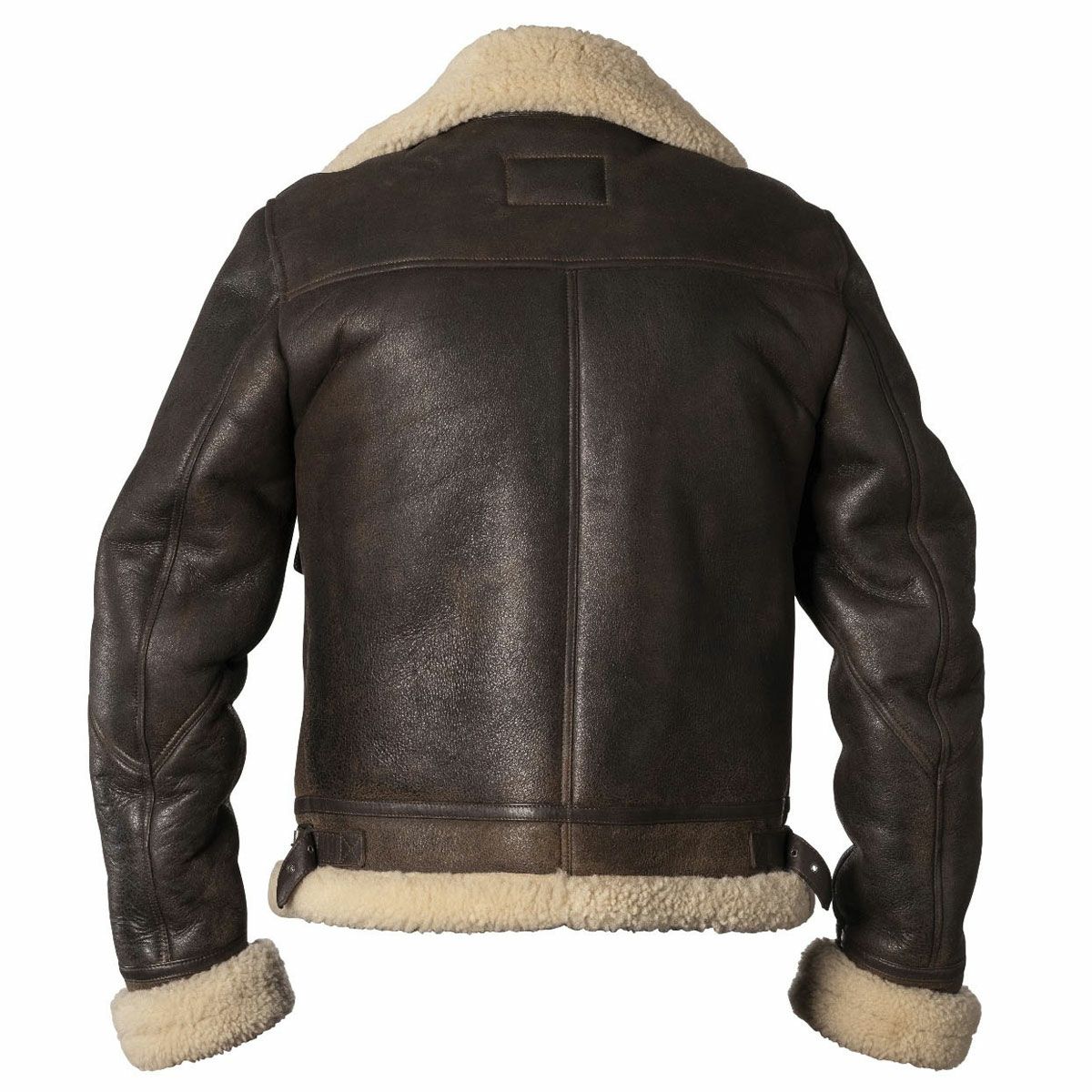 helstons｜サンダー ムートンジャケット｜レザー｜ブラウン