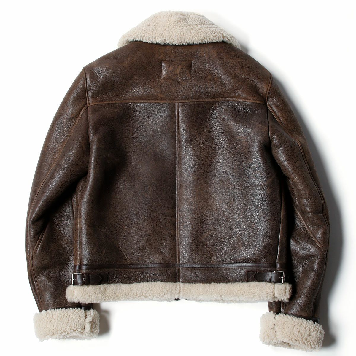 helstons｜サンダー ムートンジャケット｜レザー｜ブラウン