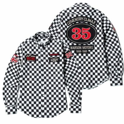 Warson Motors｜クーパーモナコ チェッカード シャツ｜