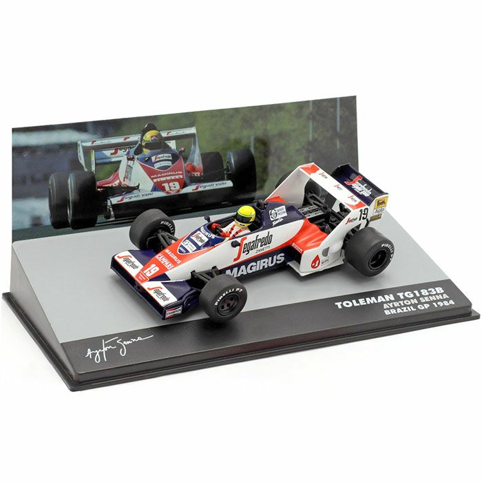 1/43スケール トールマン TG183B アイルトン・セナ 1984年 ブラジルGP 