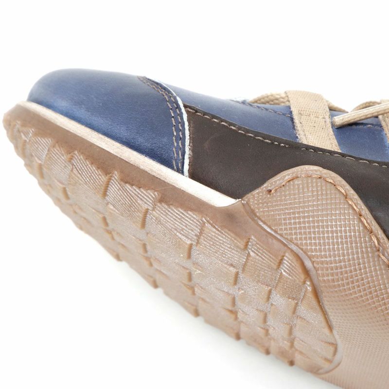 GRANDPRIX ORIGINALS｜GPO スニーカー ラグナセカ｜ブルー×ブラウン