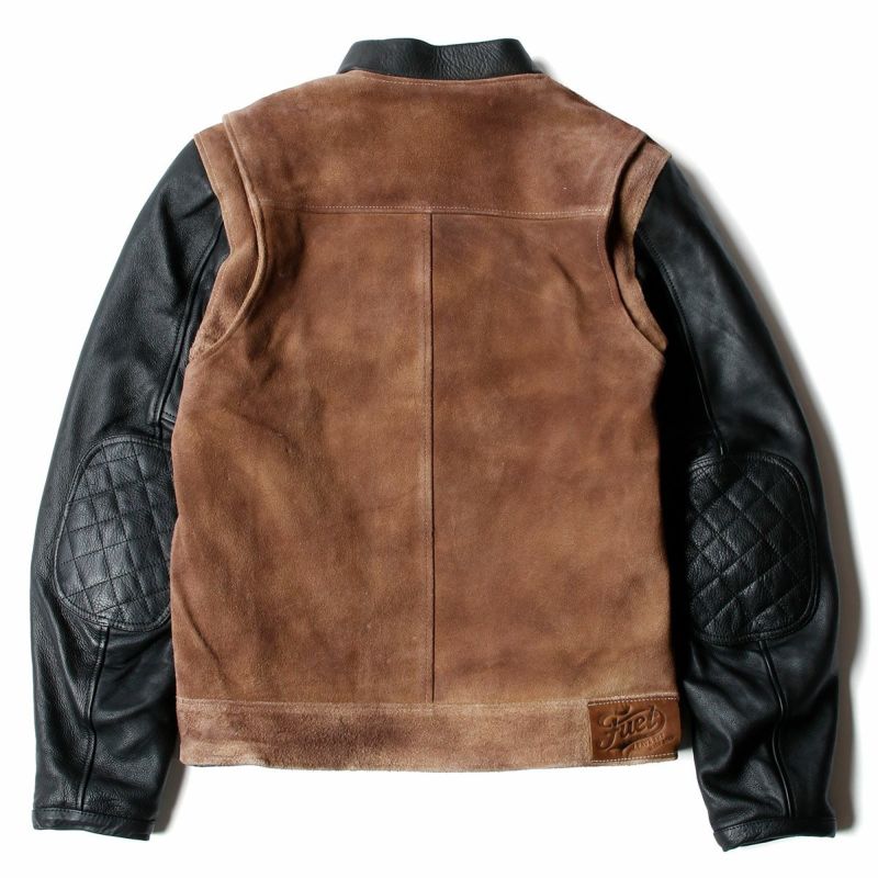 大人気☆ FUEL レザー/スエードジャケット バイクJACKET XL | ochge.org