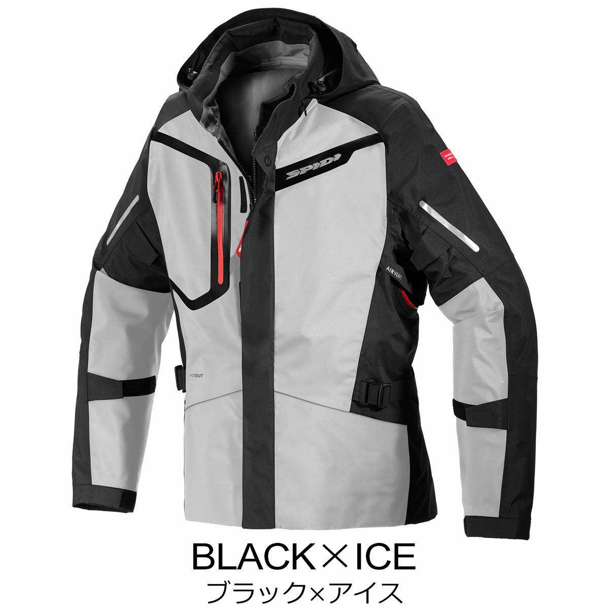 SPIDI｜ミッション-T シールド ジャケット｜ファブリック｜ブラック×アイス