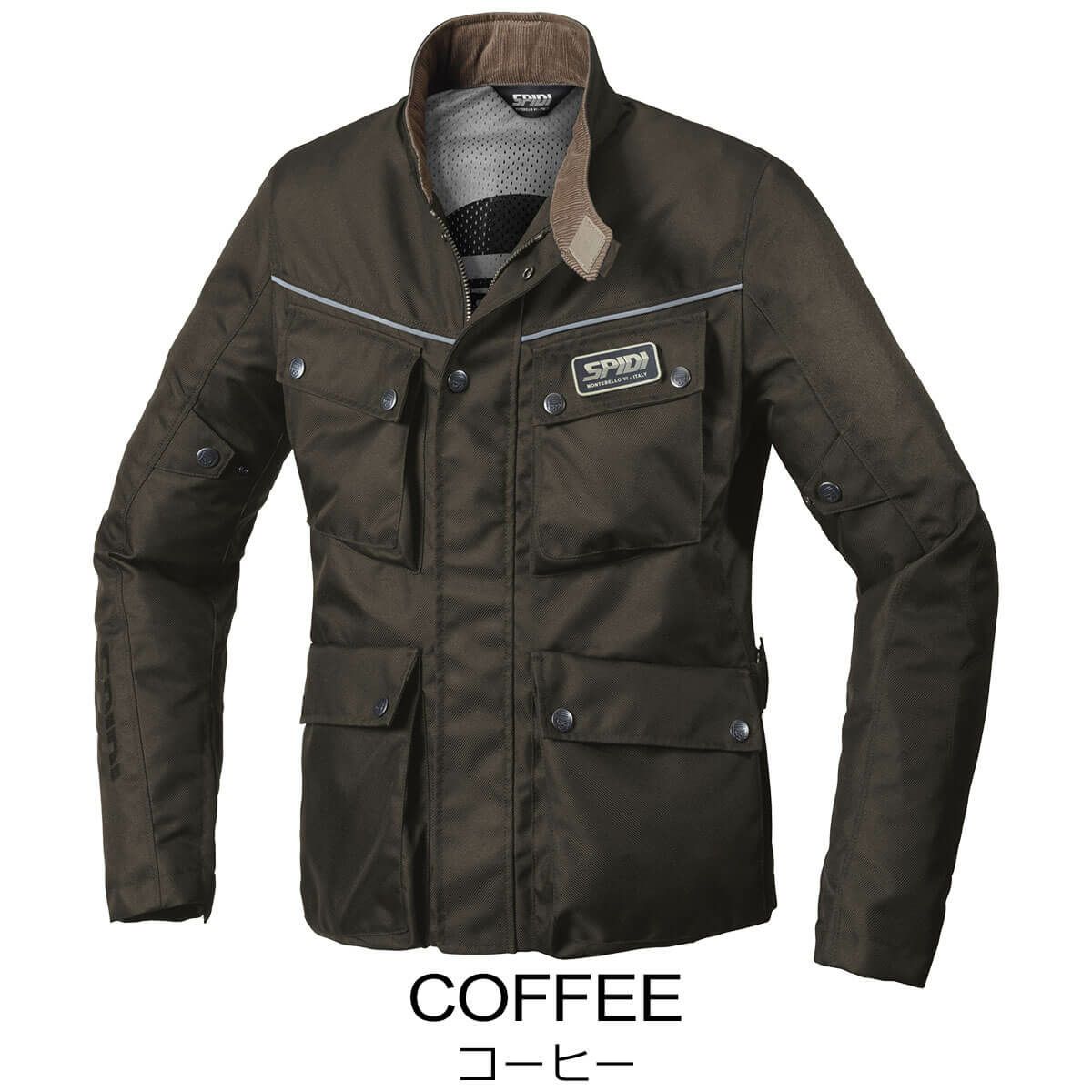 SPIDI｜オリジナル エンデューロ ジャケット｜ファブリック｜コーヒー