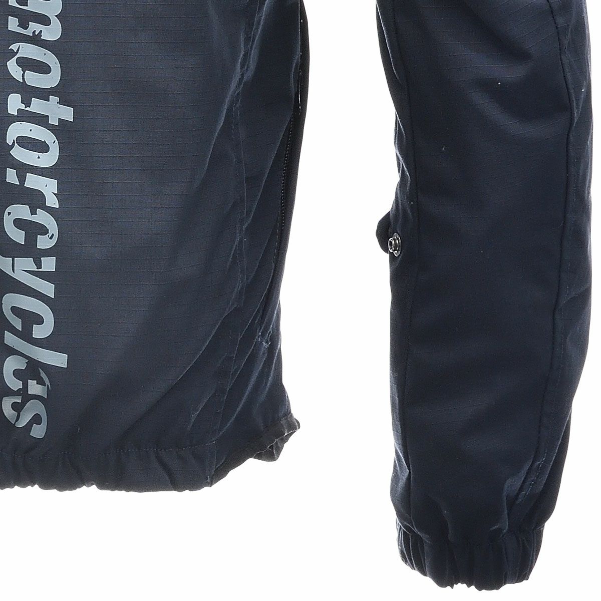 56design｜アシンメトリー コットン パーカー｜ファブリック｜ブルー