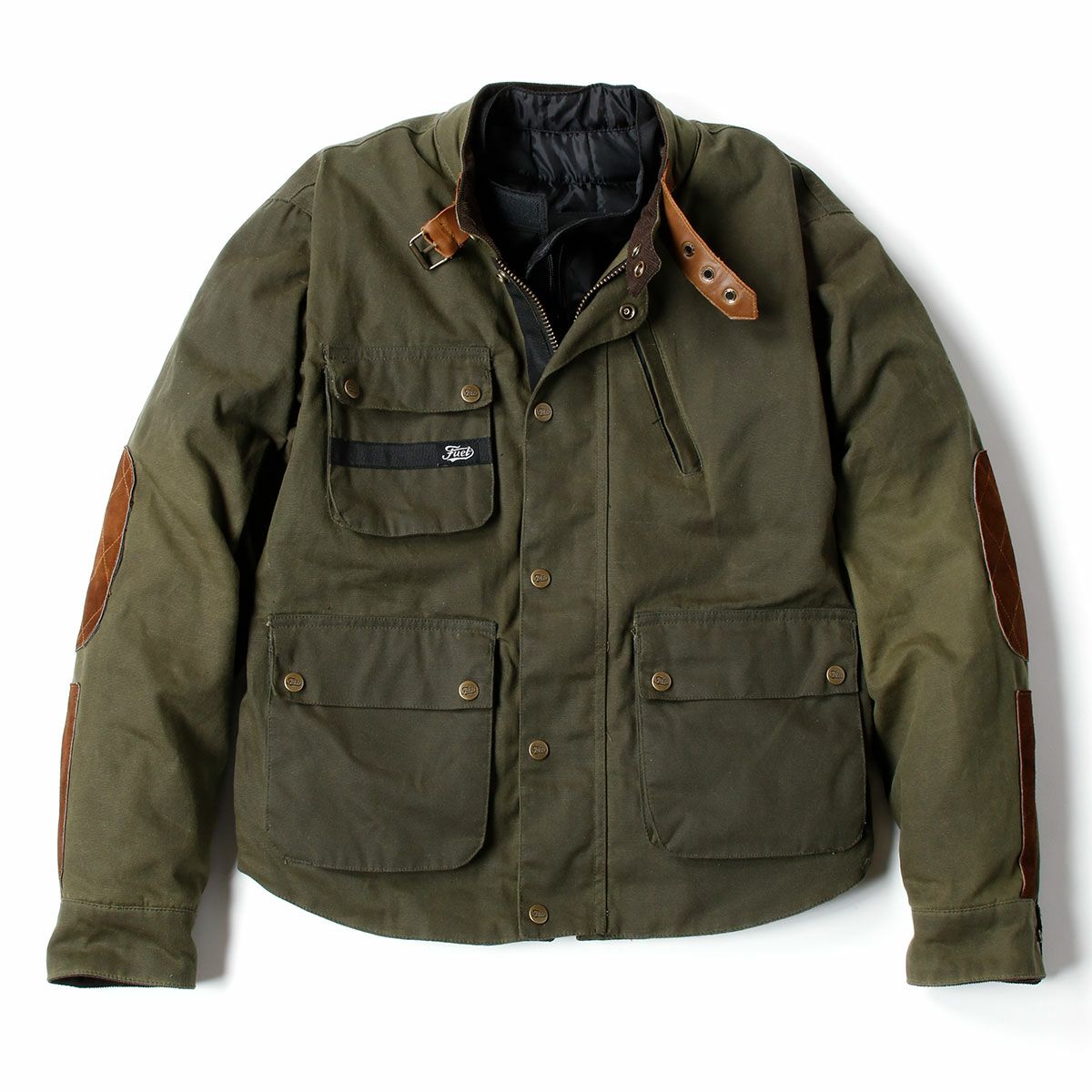 Fuel Motorcycles｜ディヴィジョン 2 ジャケット｜ファブリック｜グリーン