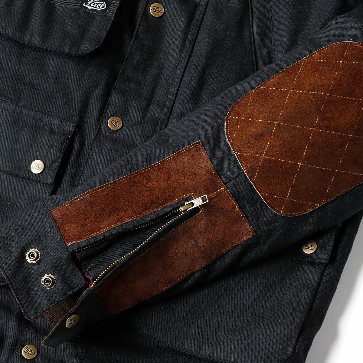 Fuel Motorcycles｜ディヴィジョン 2 ジャケット｜ファブリック｜ブラック