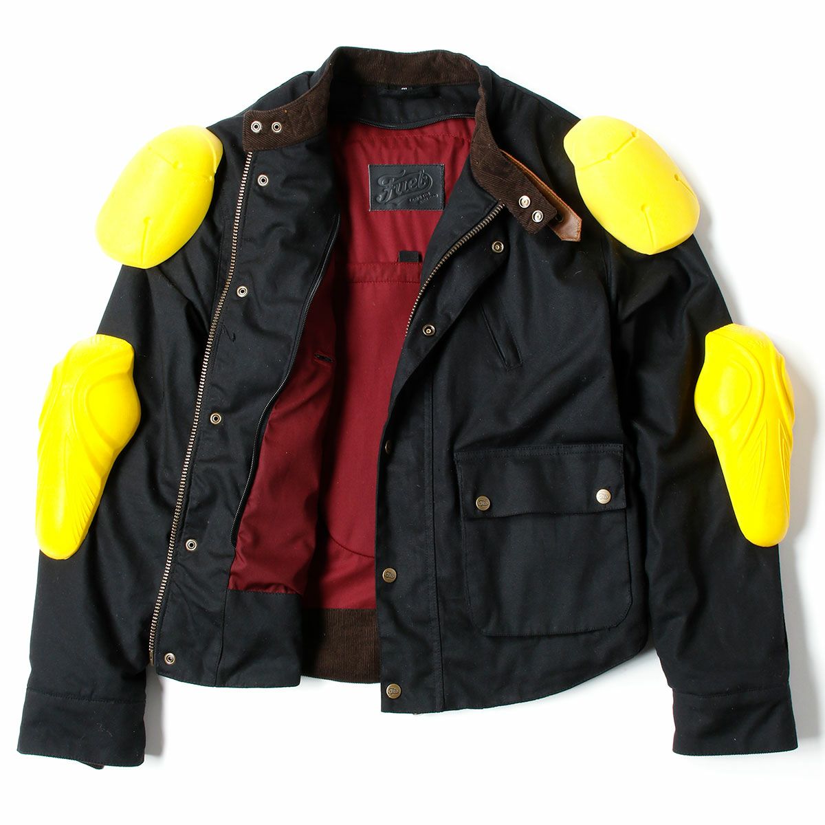 Fuel Motorcycles｜ディヴィジョン 2 ジャケット｜ファブリック｜ブラック