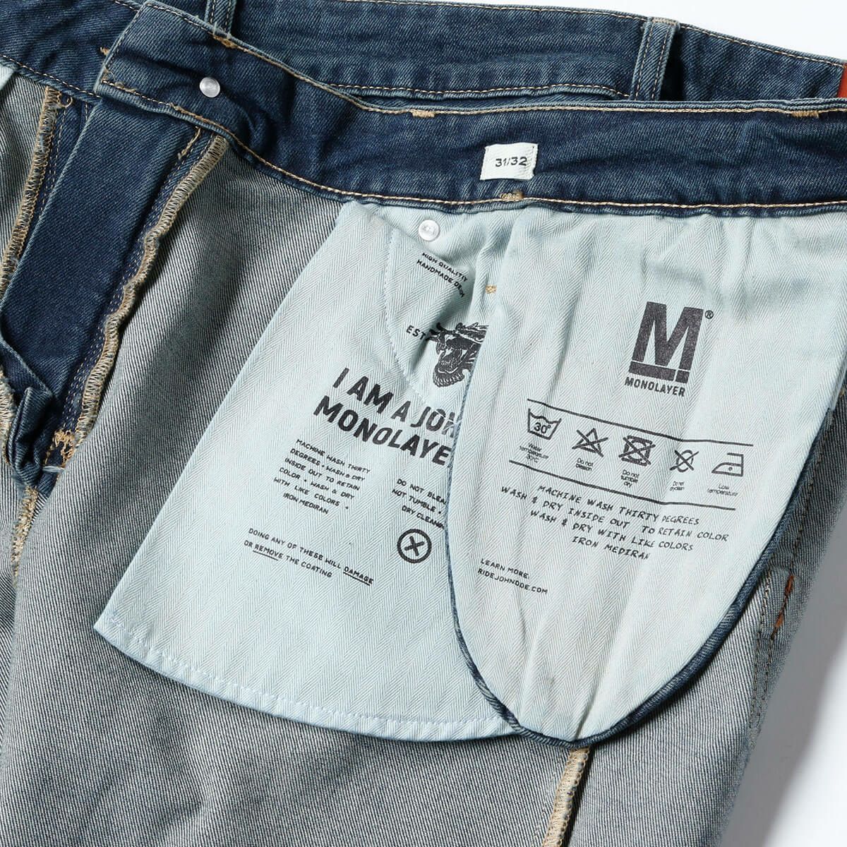 John Doe｜パイオニア モノ XTM ジーンズ｜デニム｜インディゴ