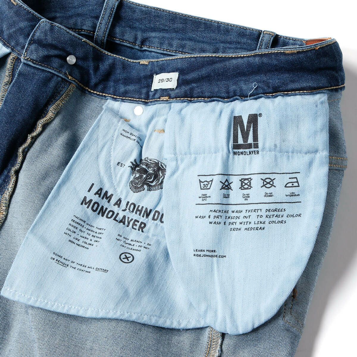 John Doe｜ルナ ハイ モノ XTM ジーンズ ウーマン｜デニム｜インディゴ