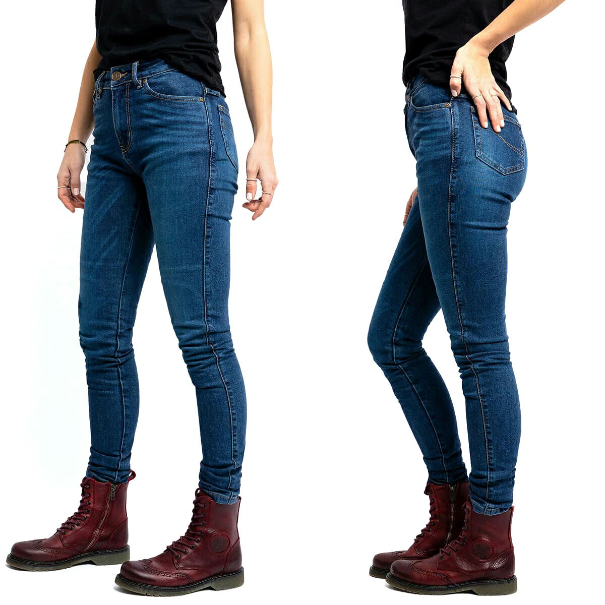 John Doe｜ルナ ハイ モノ XTM ジーンズ ウーマン｜デニム｜インディゴ｜モデル着用