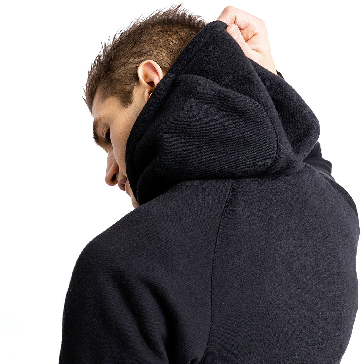 John Doe｜XTM フーディー V2｜ファブリック｜ブラック｜モデル着用