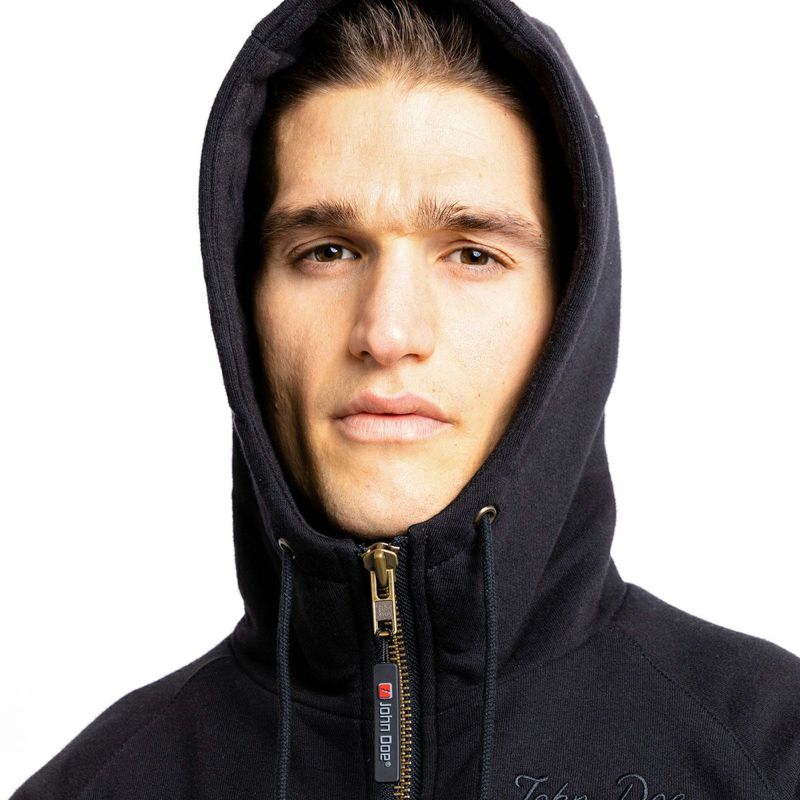 John Doe｜XTM フーディー V2｜ファブリック｜ブラック｜モデル着用